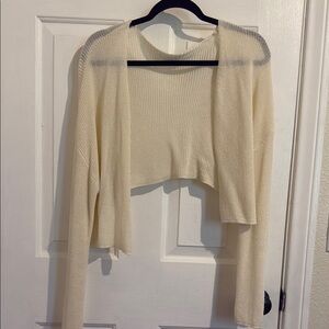 Elegant Cream Women's Sweater